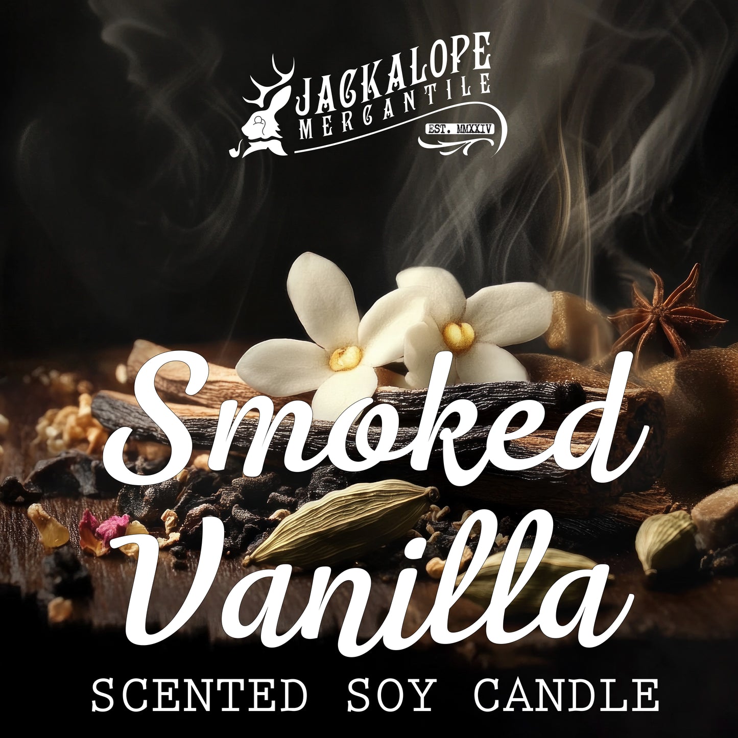 Smoked Vanilla 11.5 oz soy candle