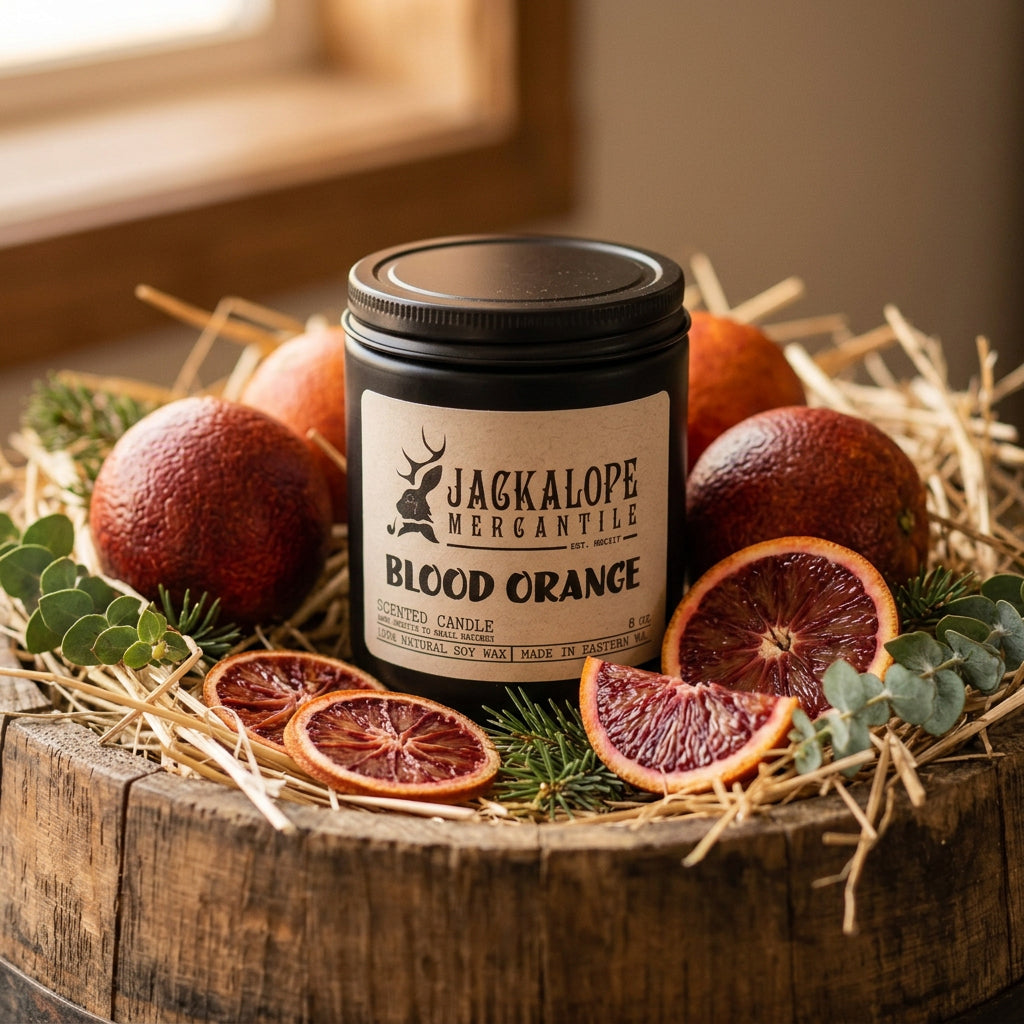 Blood Orange 100% Soy wax 8oz Candle