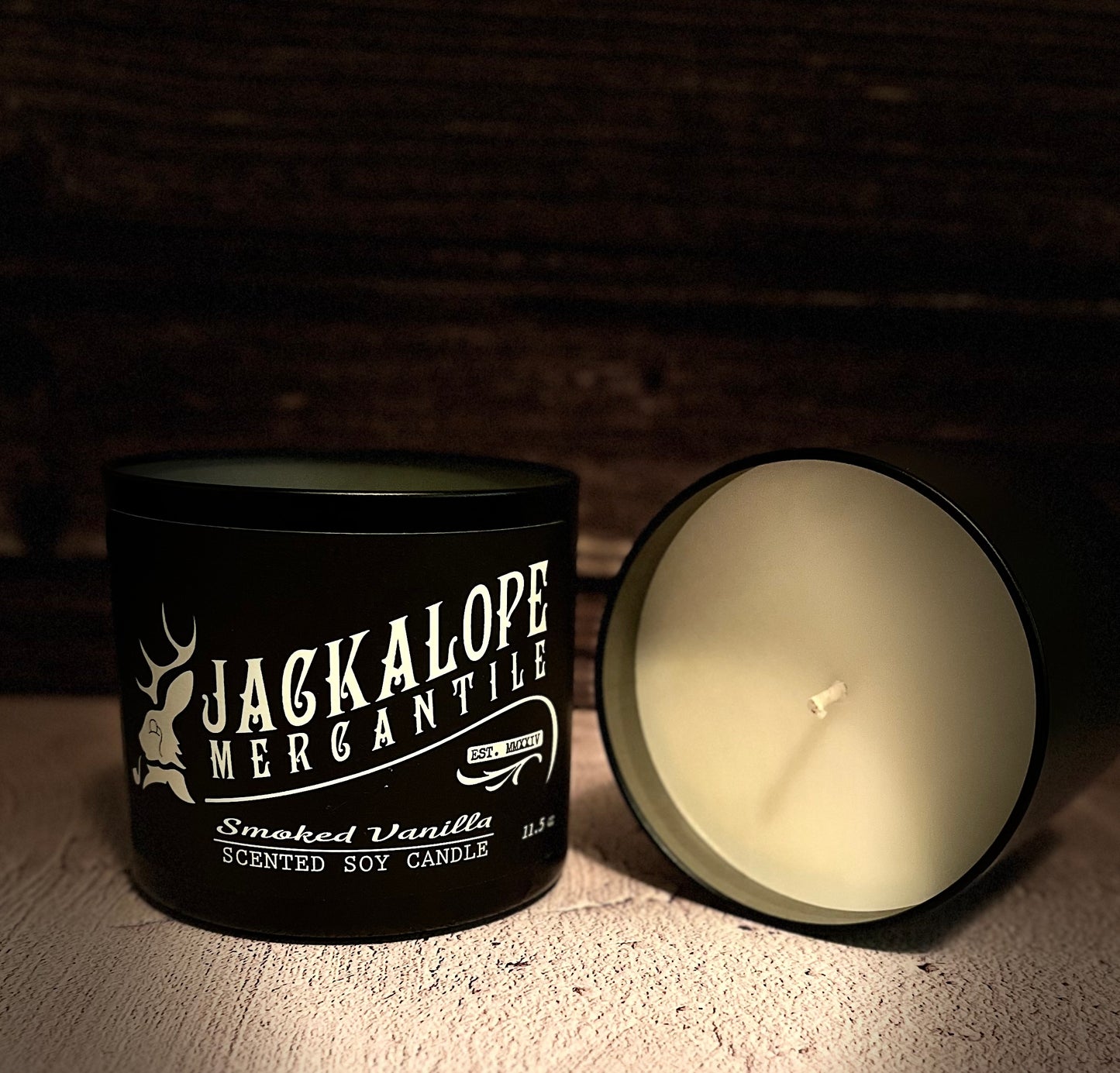 Smoked Vanilla 11.5 oz soy candle