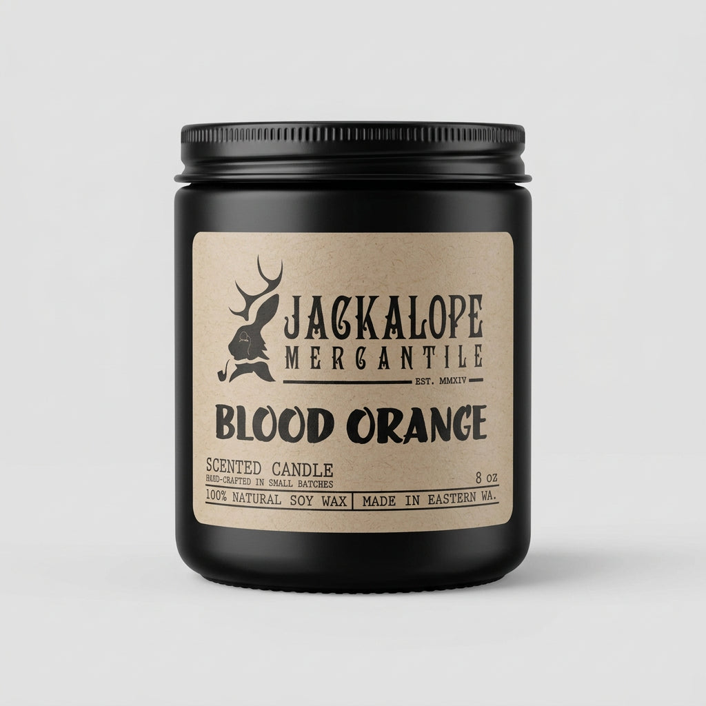 Blood Orange 100% Soy wax 8oz Candle