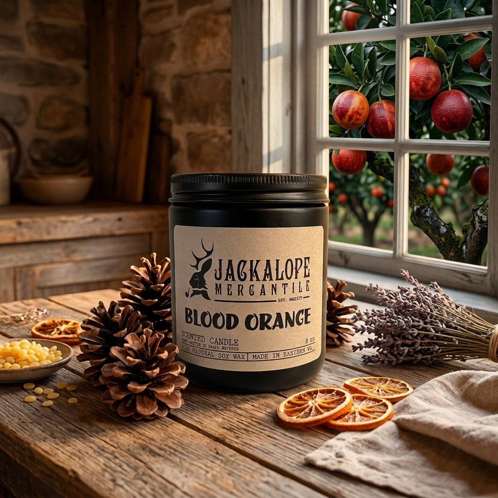 Blood Orange 100% Soy wax 8oz Candle